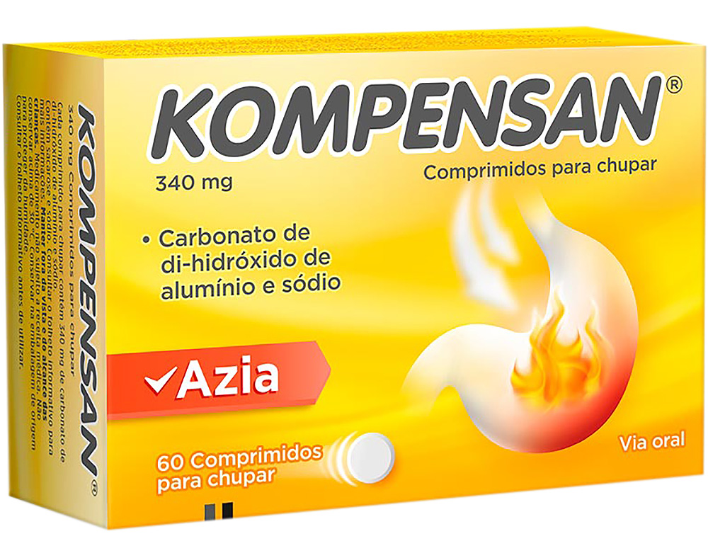 COMPRIMIDOS KOMPENSAN 340MG 60UN