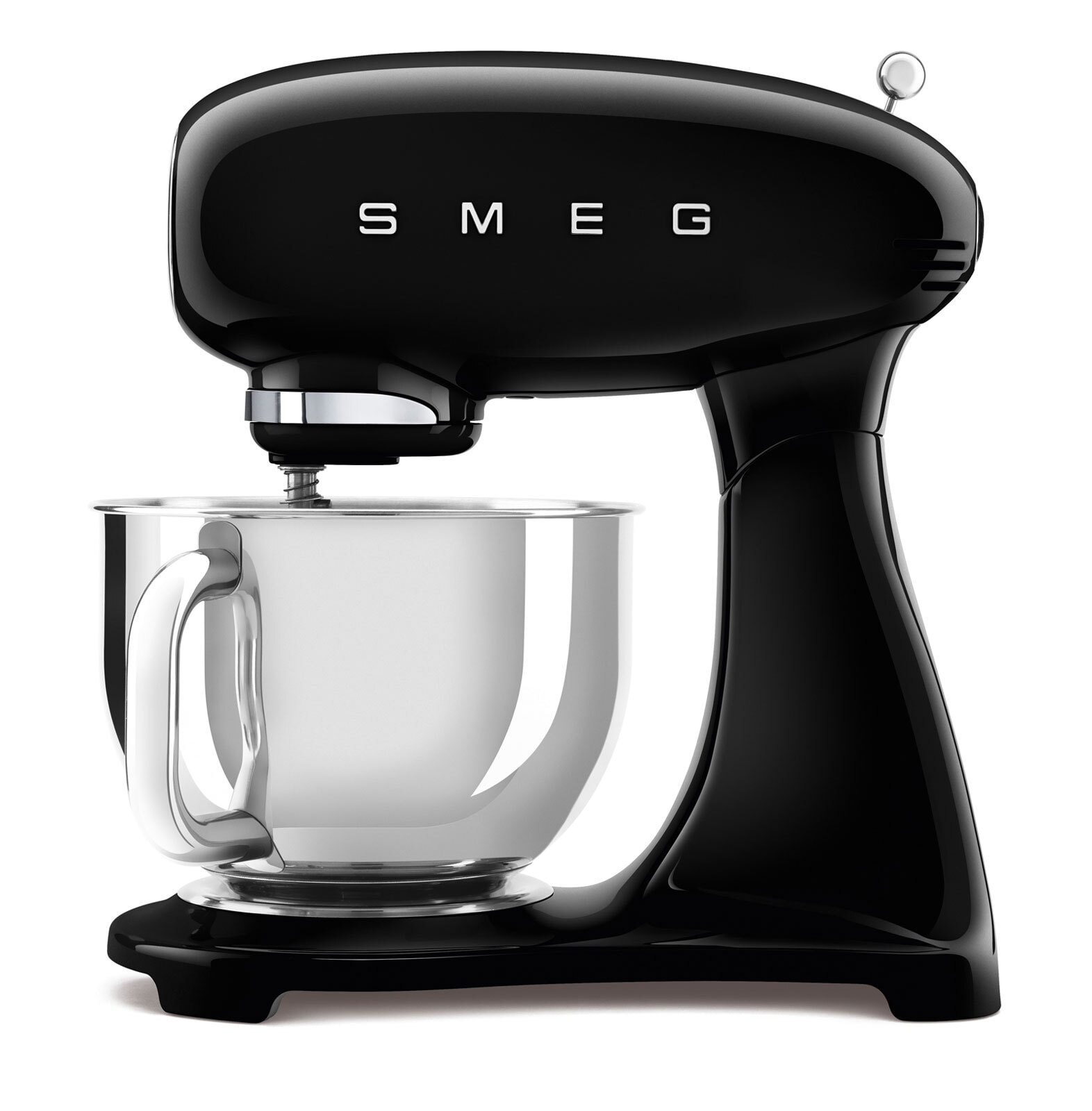 SMEG Küchenmaschine Full-Color schwarz/ silberfarbig