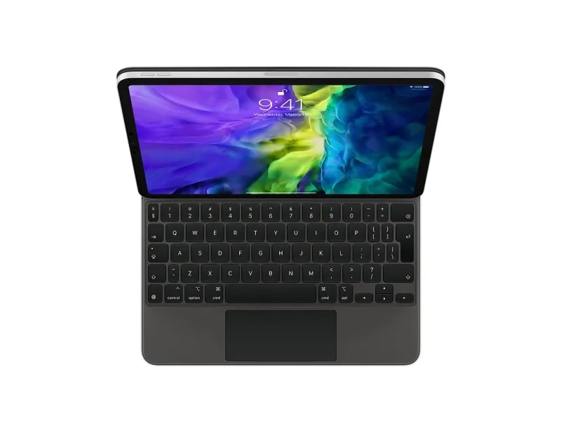 [OUTLET] - Apple Magic Keyboard - Tastatur og folio-kasse - med trackpad - bagbelyst - Apple Smart connector - QWERTY - Internationalt engelsk - for Apple 10.9-inch iPad Air (4th gen, 5th gen), 11-inch iPad Air (M2), 11-inch iPad Pro (1st gen, 2nd g