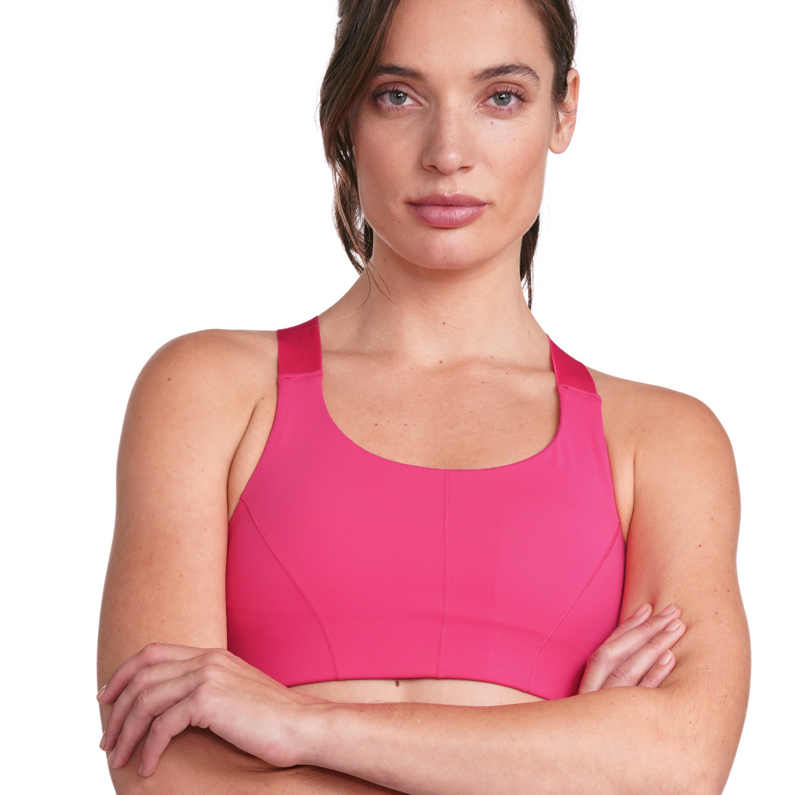 Gina Sports Damen Sport-Bustier unifarben pink