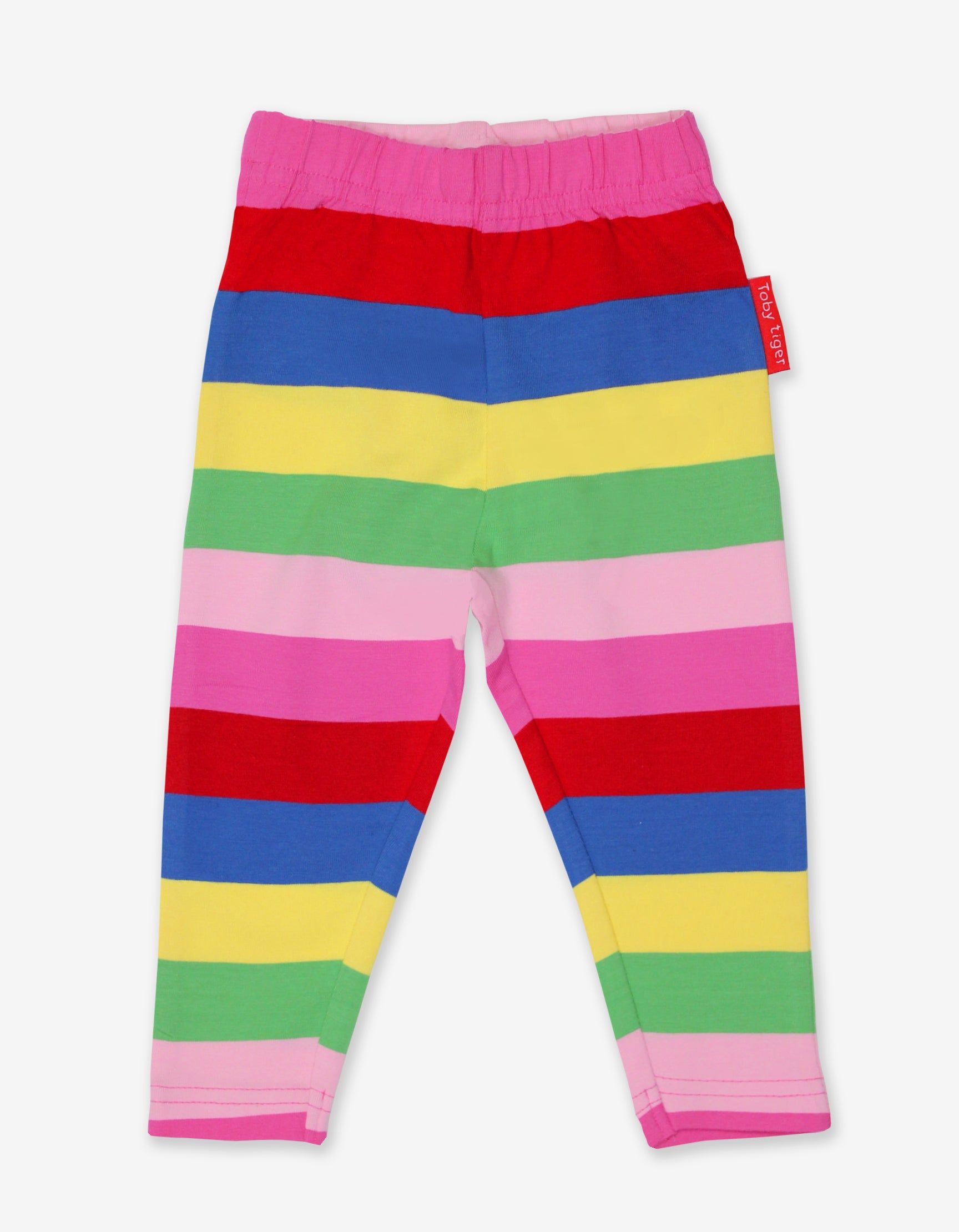 Toby Tiger Mädchen Leggings mit Streifen 2-er Pack