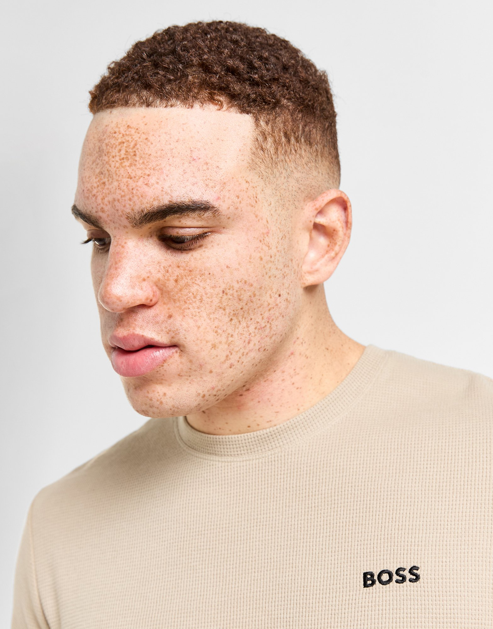 BOSS T-shirt Waffle Homme