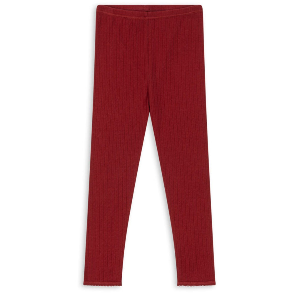 Køb Konges Sløjd Red Dahlia Minnie Bukser GOTS | Luksusbaby