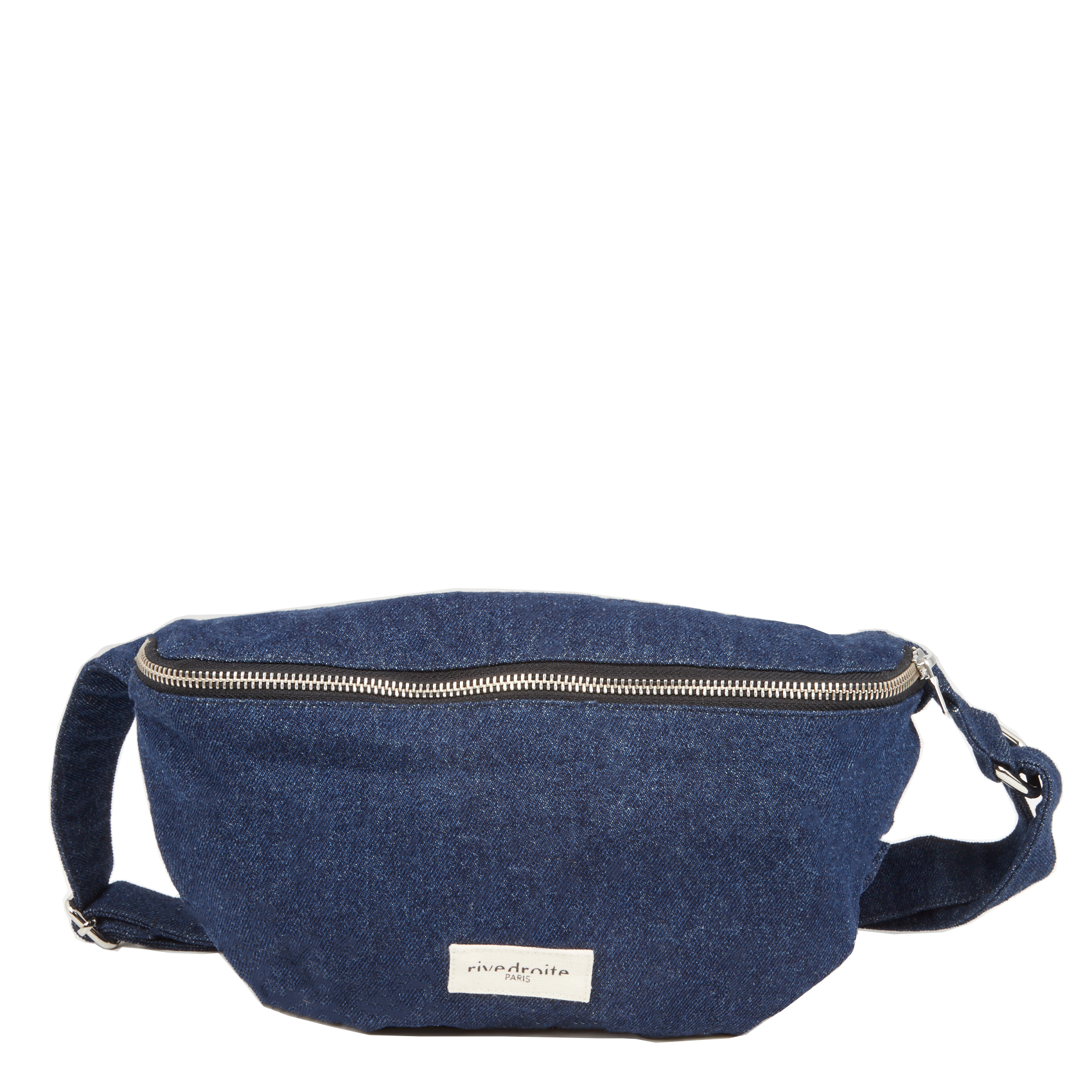 CUSTINE - Sac banane en coton recyclé imprimé | Jean brut