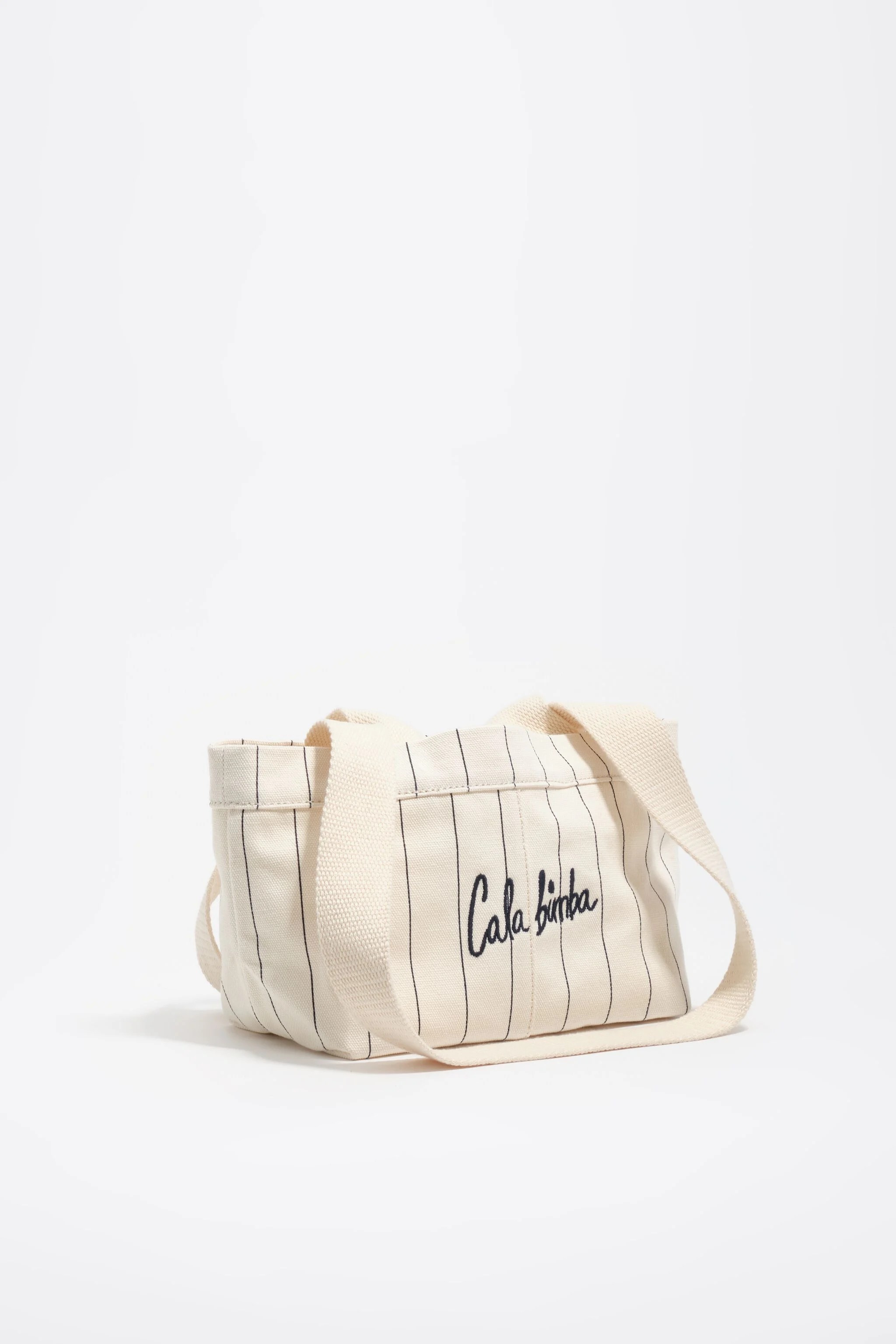 Bolsa mini de algodão off-white