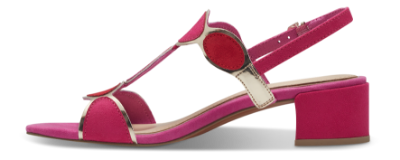 Marco Tozzi Damesandal med hæl Pink 2-28230-42