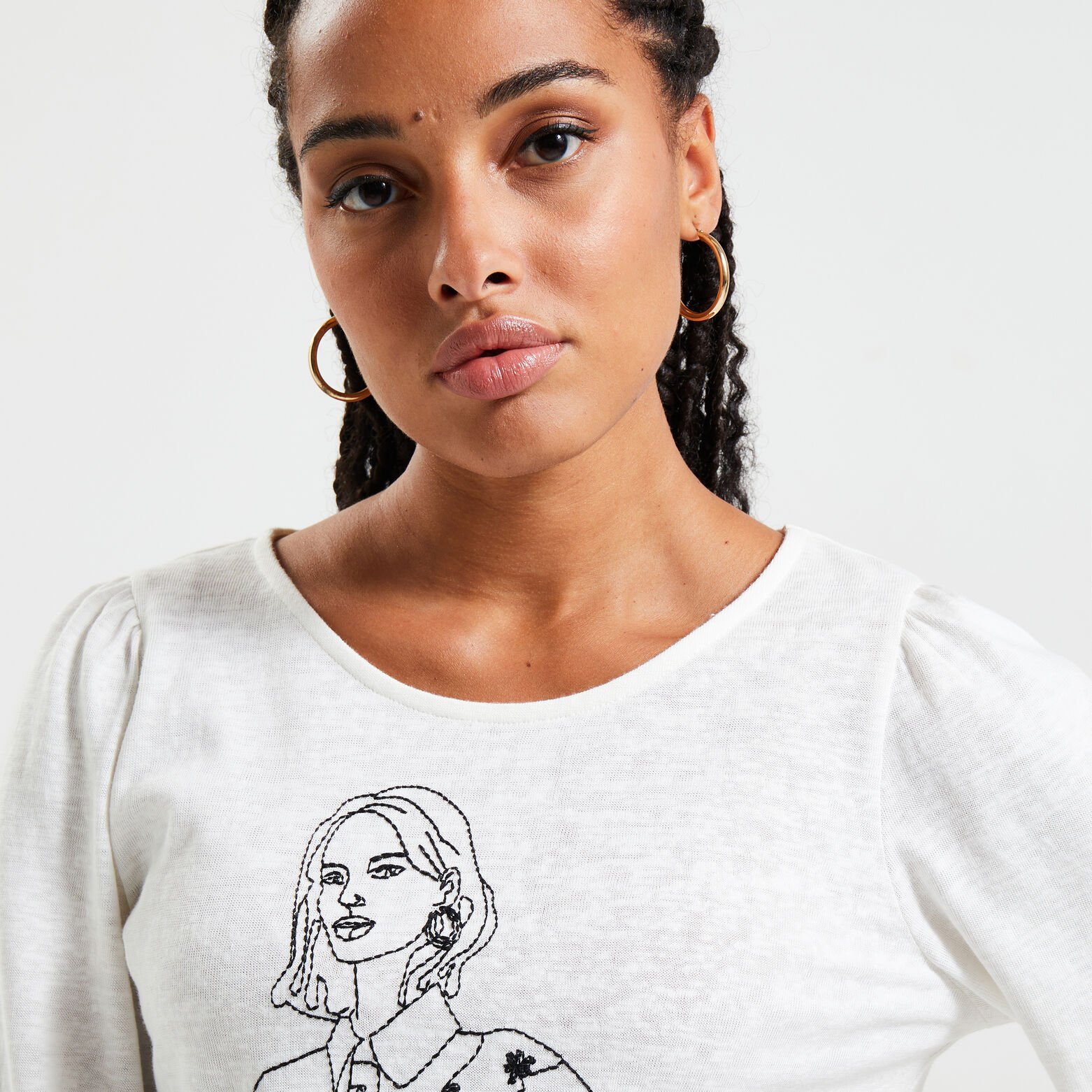 Tshirt col rond femme