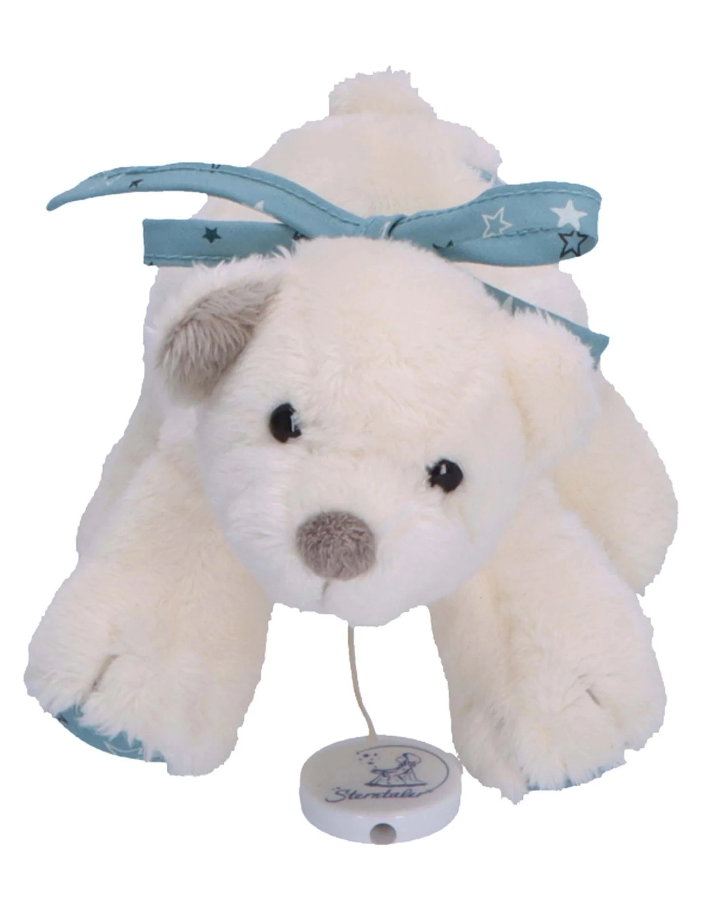 Spieluhr ELIA EISBÄR (17cm) in elfenbein