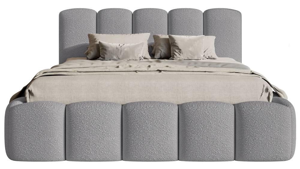 NADUVI Collection Bedframe Chloe bouclé met opbergvak
