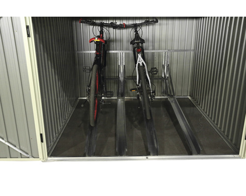 Fietsgarage, opbergbox WESTMANN incl. fietsstandaard 203 x 200 cm antraciet
