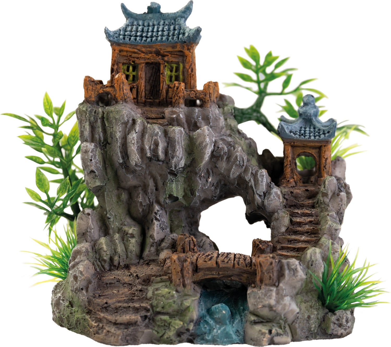 Superfish aquarium decoratie tempel 3 - 9,4 x 10,5 x 11,4 cm
