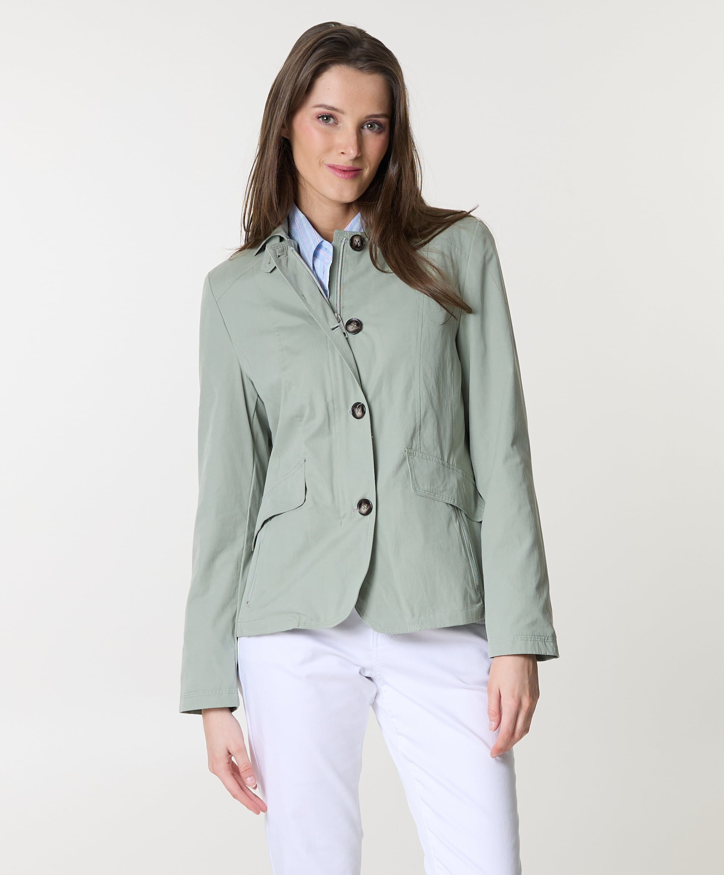 Barbara Lebek Dames jas groen