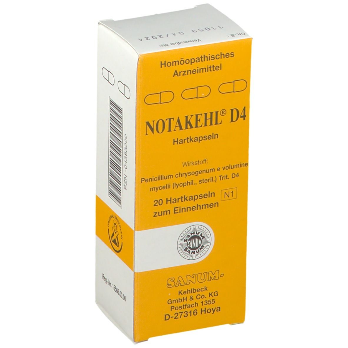Notakehl® D4 Kapseln