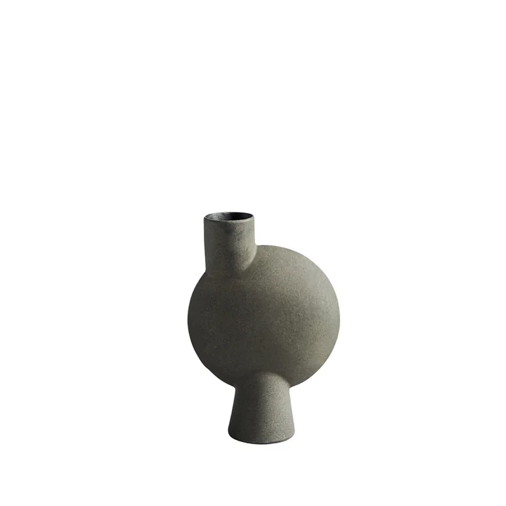 101 Copenhagen - Sphere Vase Bubl Medio, dunkelgrau