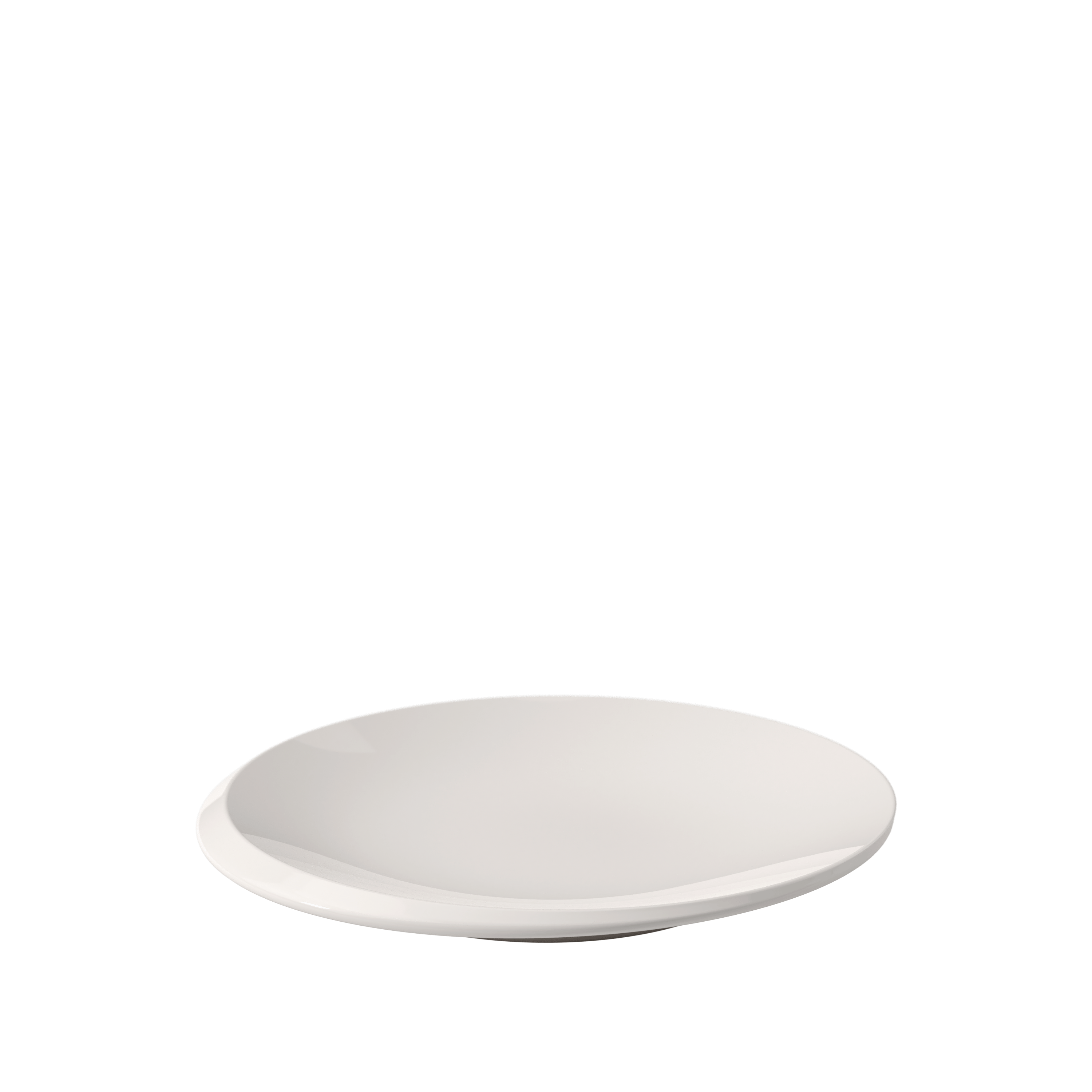 NewMoon Bread plate White, 6.4'', Premium Porcelain