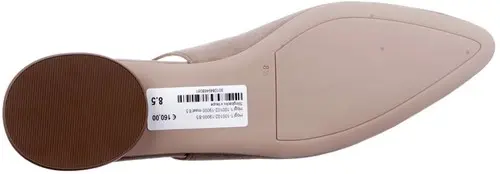 Hogl 1-100102-19000 maat 8.5 Slingbacks v taupe Calandschoen