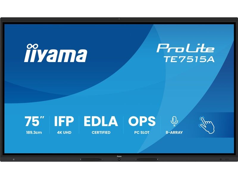 iiyama Touch Display ProLite TE7515A-B1AG  74.5 