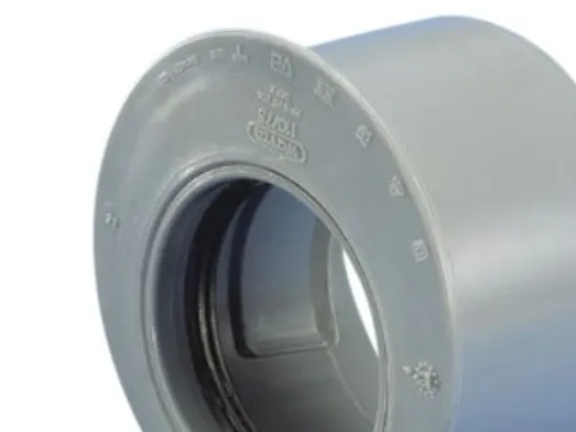 Wafix PP reduktion kort Ø50 x Ø40 mm grå