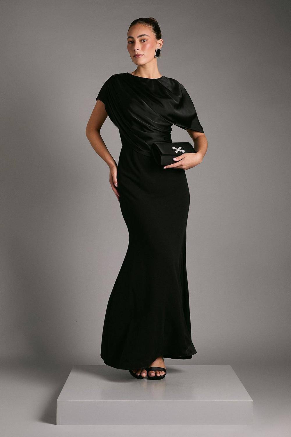 Coast Robe Maxi Sirène Moulante avec Détail Drapé