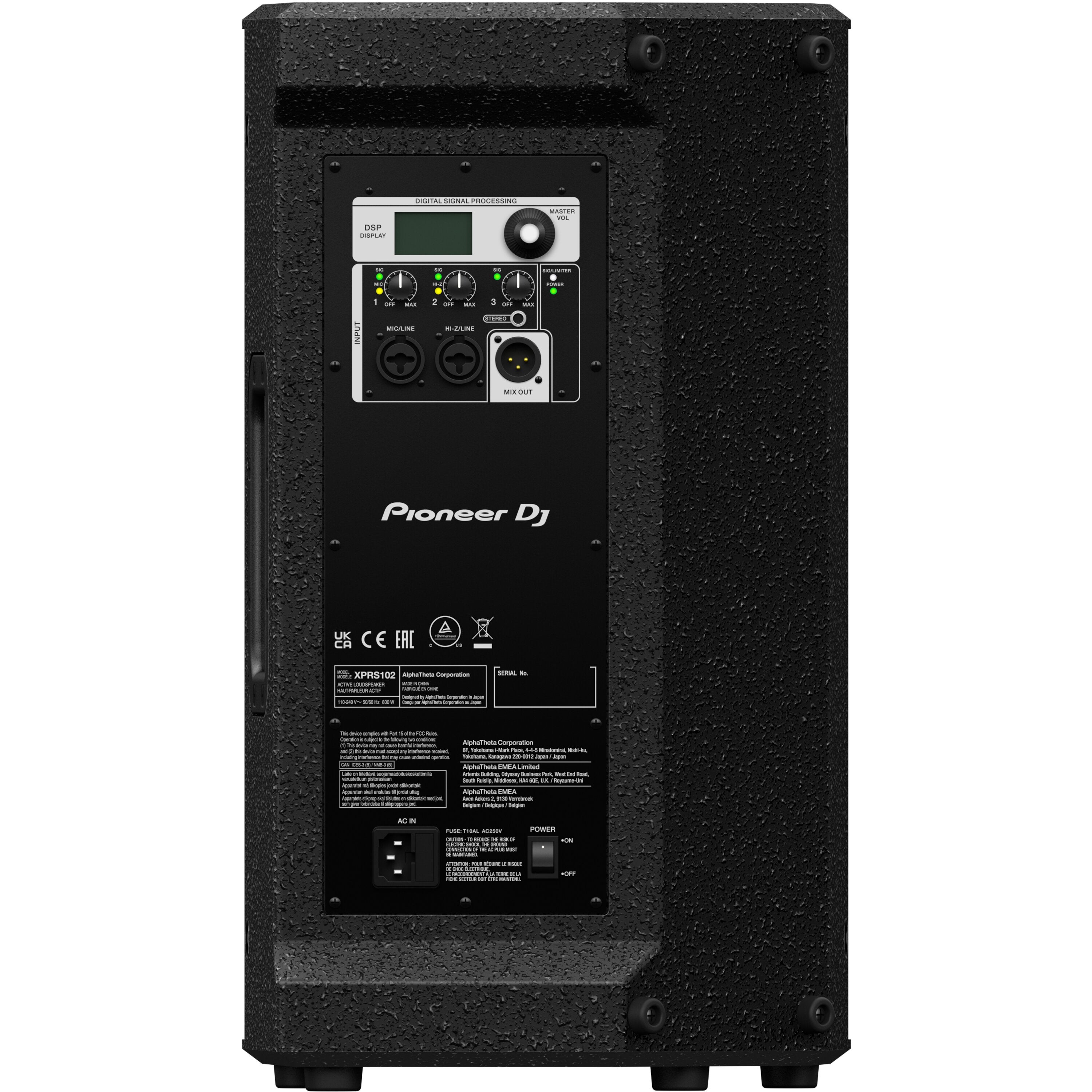 Pioneer DJ XPRS102 10 inch fullrange actieve speaker