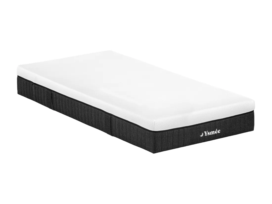 Matelas 90 x 190 cm ressorts ensachés 5 zones ép.21cm - CIDORA de YSMÉE