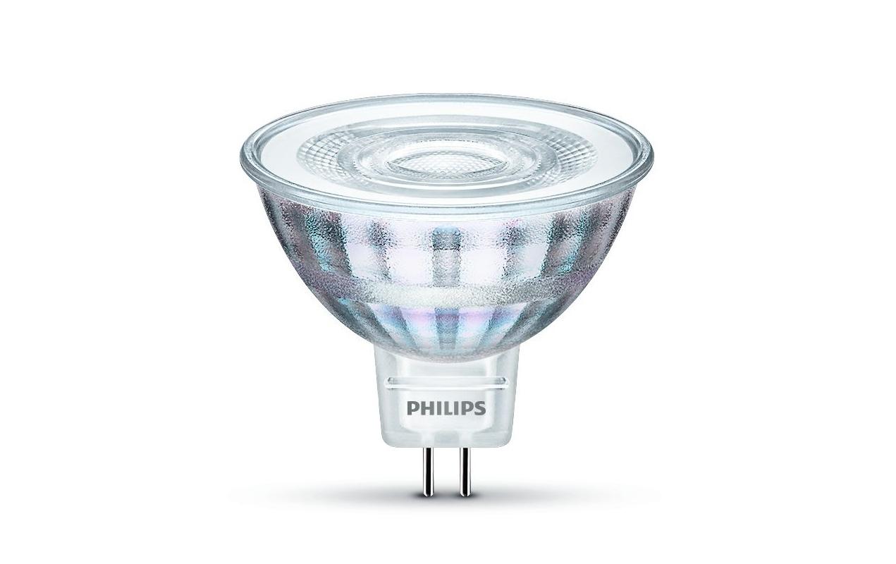 Lampe LED 35W GU5.3 MR16 CW 36D 12 V ND NeutralweissNeutralweisses LED-Leuchtmittel MR16 mit klarem Glas