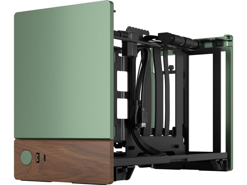 Fractal Design PC-Gehäuse Terra Jade Kompaktes Mini-ITX Gehäuse mit stilvoller, moderner Optik