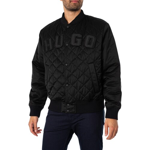 BOSS - Chaqueta Bomber Boru Negro