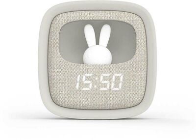 MOB Vekkeklokke med Lys Billy Clock, Grå