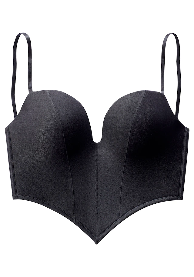 Vivance Corsage mit Push-up-Kissen und austauschbaren Trägern, sexy Dessous
