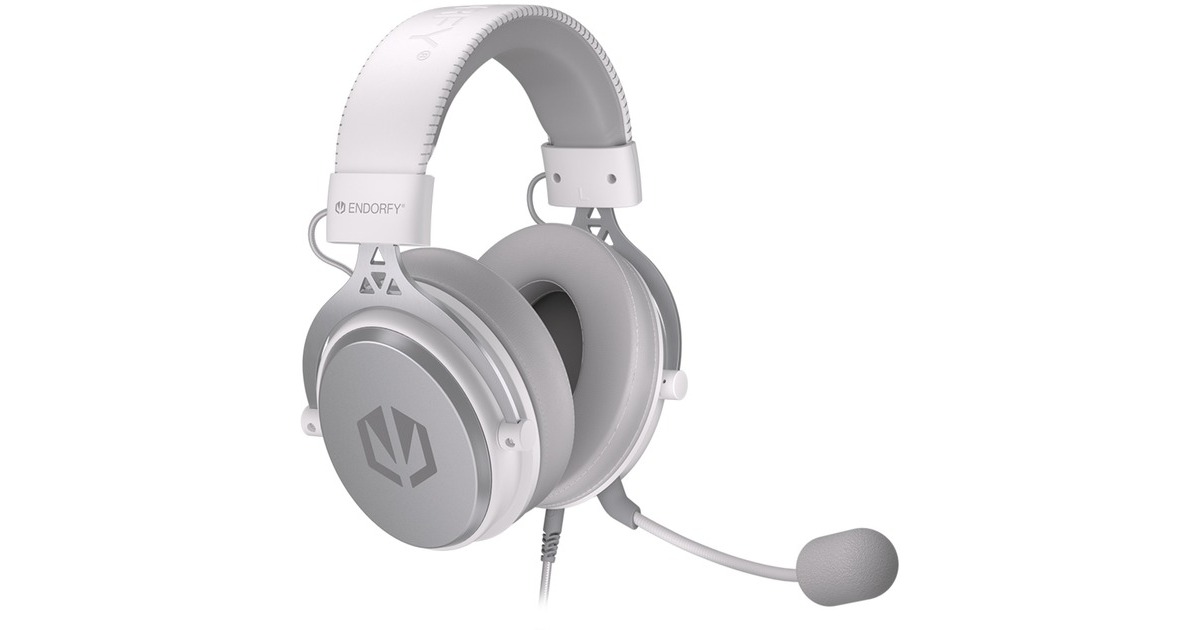 ENDORFYVIRO Plus USB Onyx White over-ear gaming headset  (Wit, USB-A, 3,5 mm aansluiting)