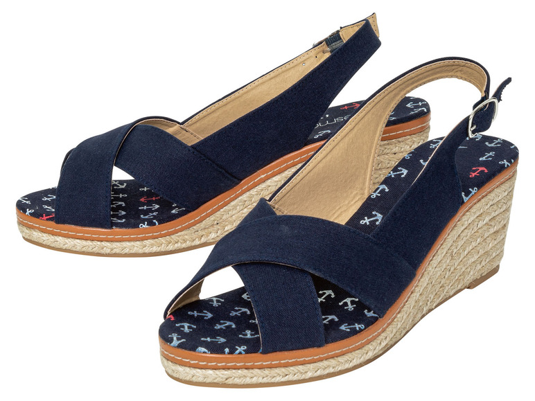 Dames sandalen met sleehak