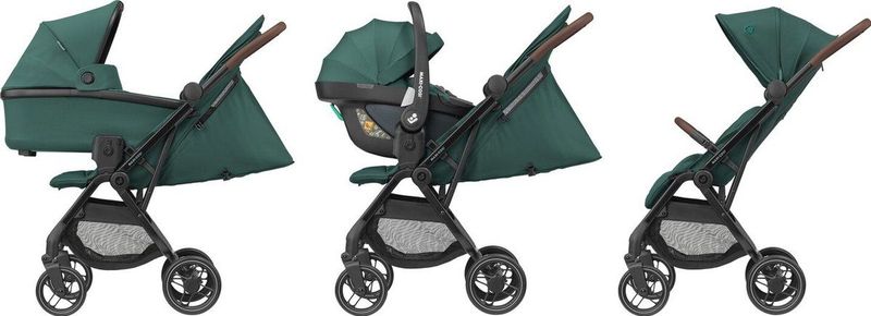 Maxi Cosi Soho Ultracompacte kinderwagen vanaf de geboorte tot ca. (0kg) Essential Green