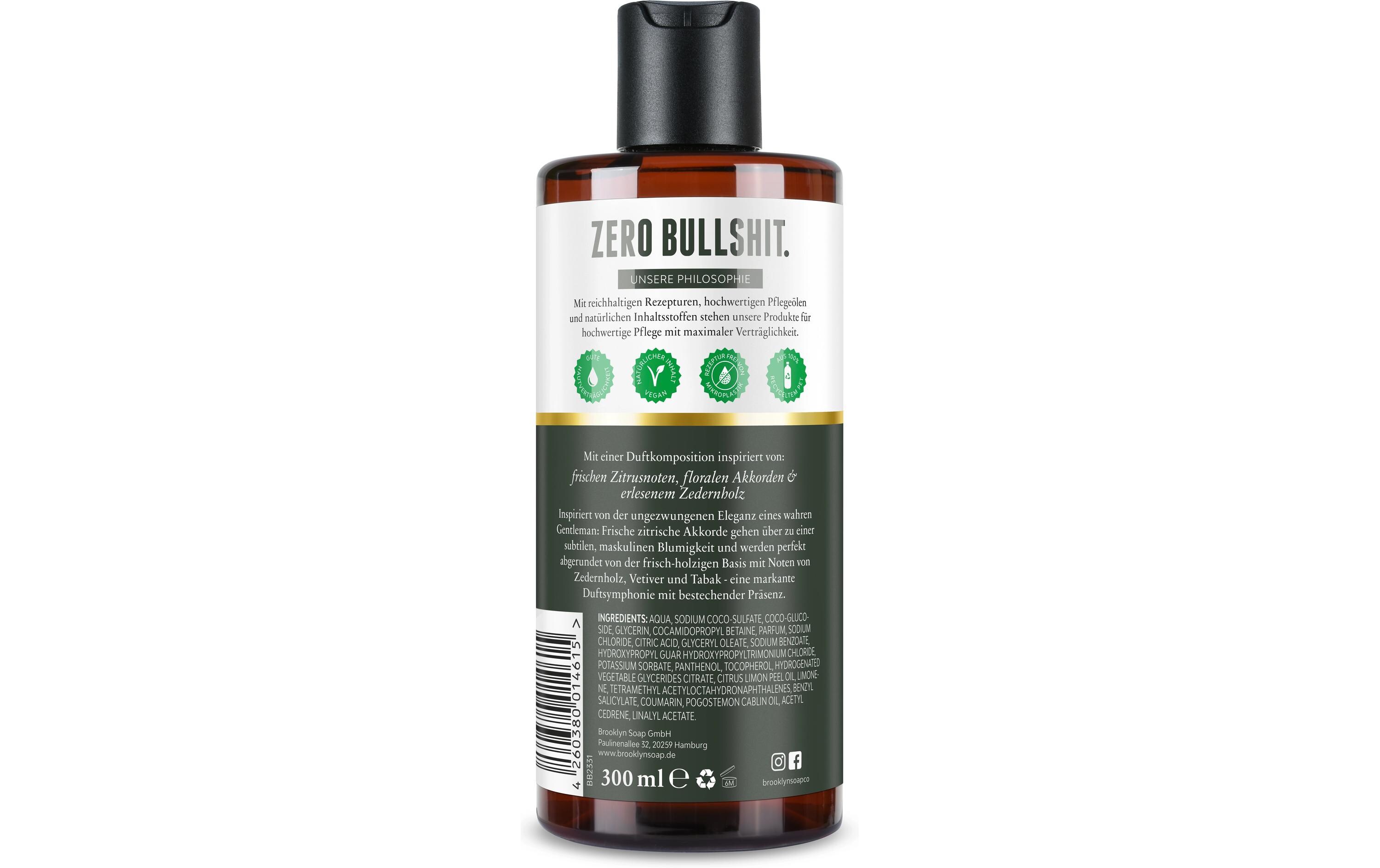 Duschgel Greenwood and Vetiver 300 mlNatürliche fruchtig-frische Pflegedusche mit intensivem Duft
