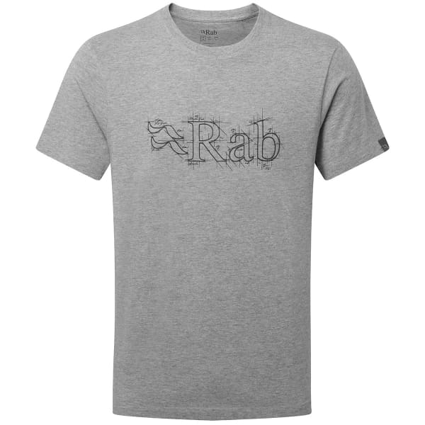 T-shirt escalade RAB STANCE SKETCH TE GREY MARL