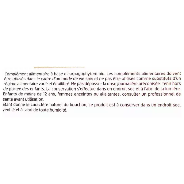 Nat & Form Écoresponsable Harpagophytum Bio 200 gélules