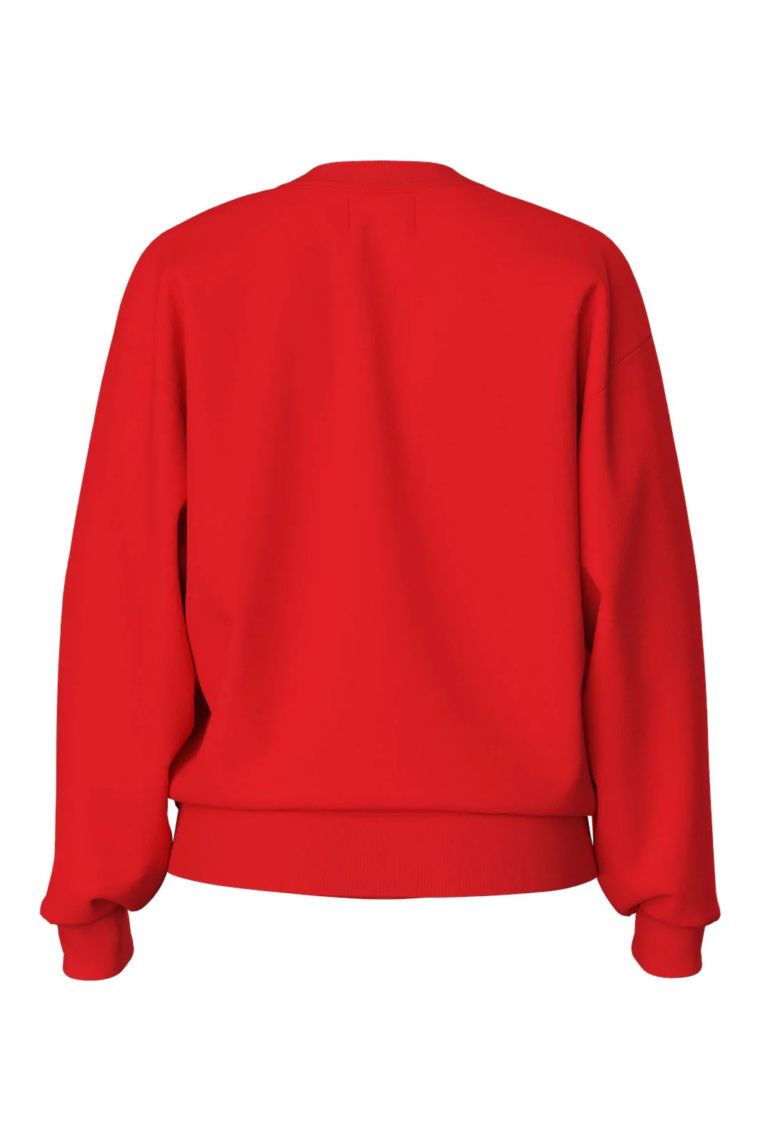 Pieces Pcchilli Ls Oversized Sweat 4703060 poppy red