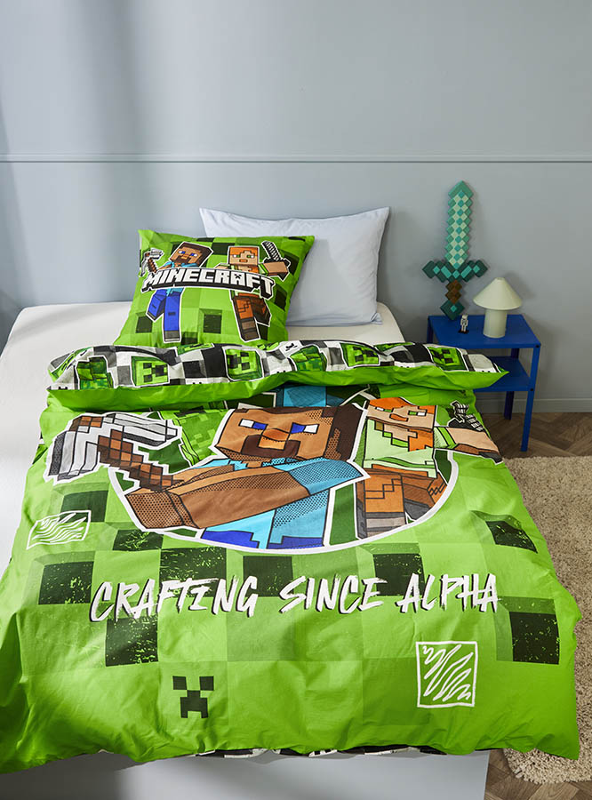 Minecraft block sengesett 140x200