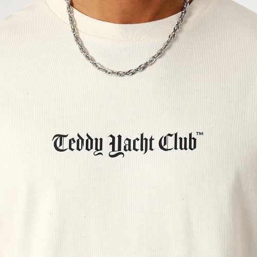 Tee Shirt Manches Longues Damier Paris Kaki Beige