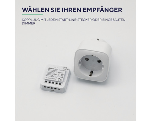 Trust Smart AWRT-1000 draaidimmer met knop, wit