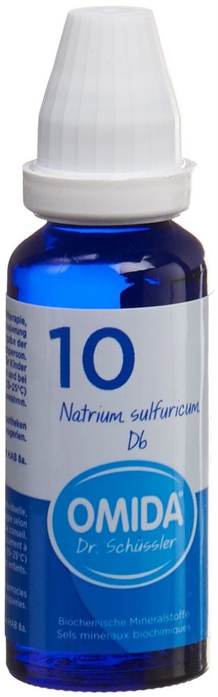 Omida Nr10 Natrium sulfuricum Dil 6 D Fl 30 ml