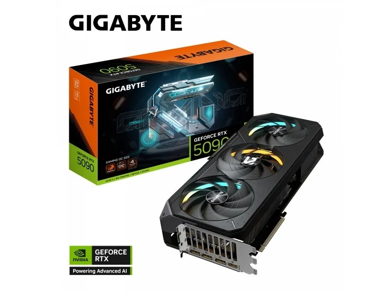 Gigabyte GeForce RTX 5090 GAMING OC 32G - Grafikkort - GeForce RTX 5090 - 32 GB GDDR7 - PCI Express 5.0 - 3 x DisplayPort, HDMI