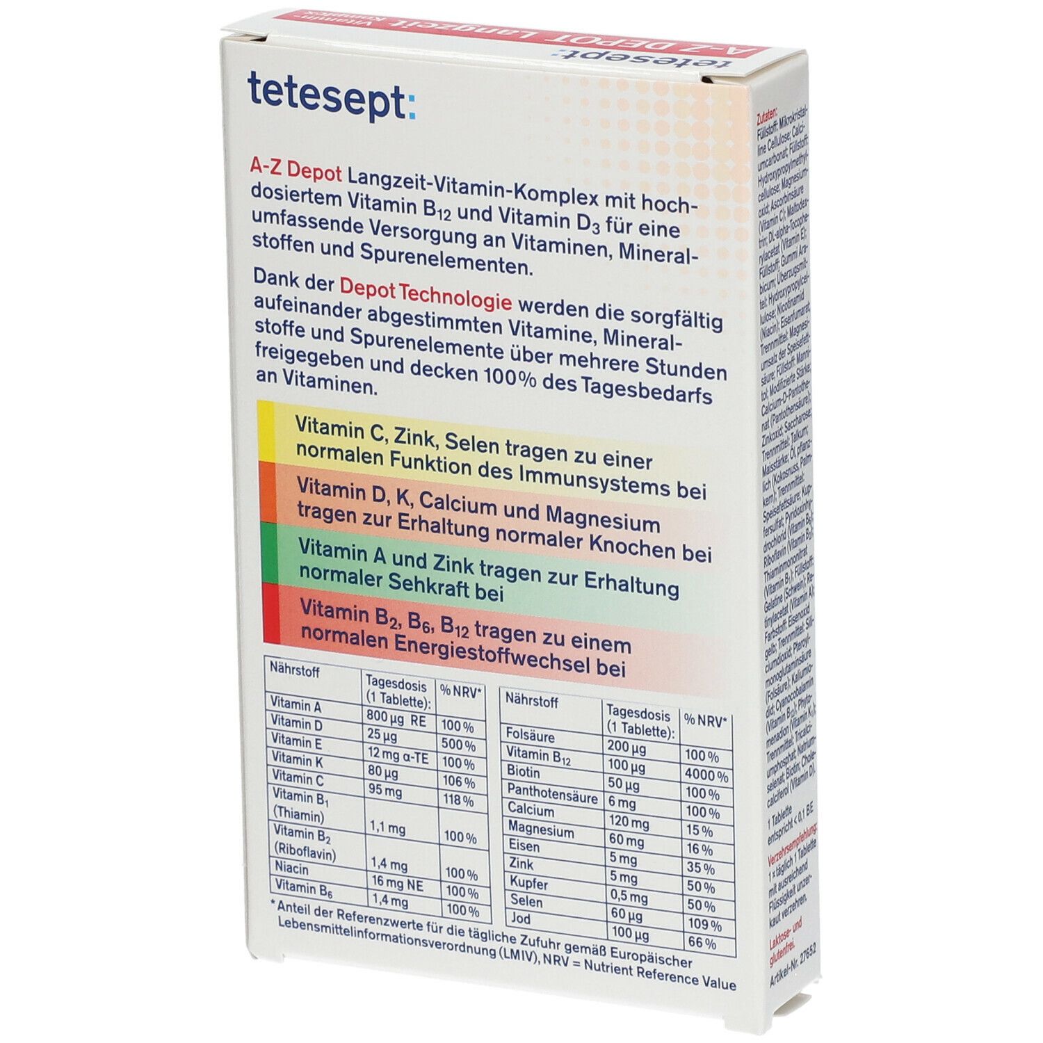 tetesept® A-Z DEPOT Langzeit-Vitamin-Komplex