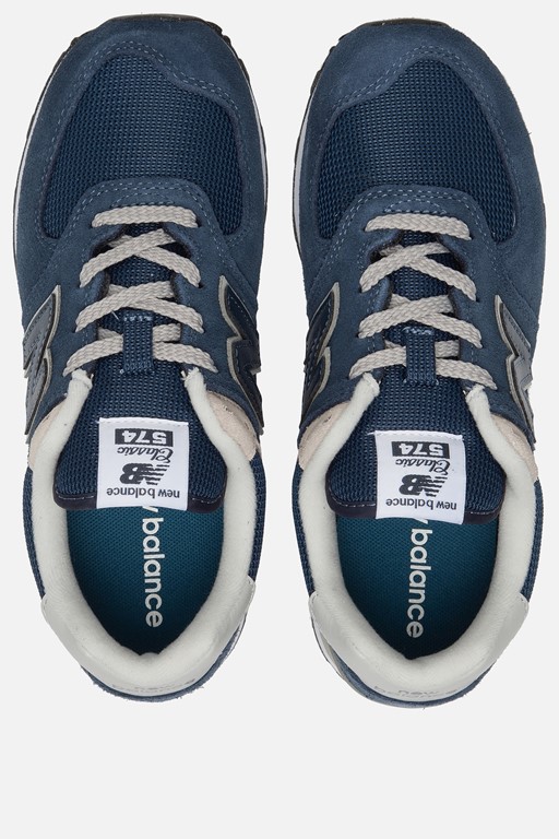 New Balance 574 Sneakers blauw Textiel