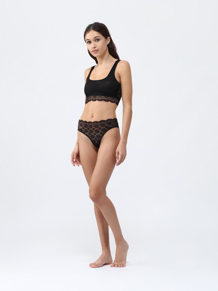 Conjunto com 2 sutiãs de renda - Preto
