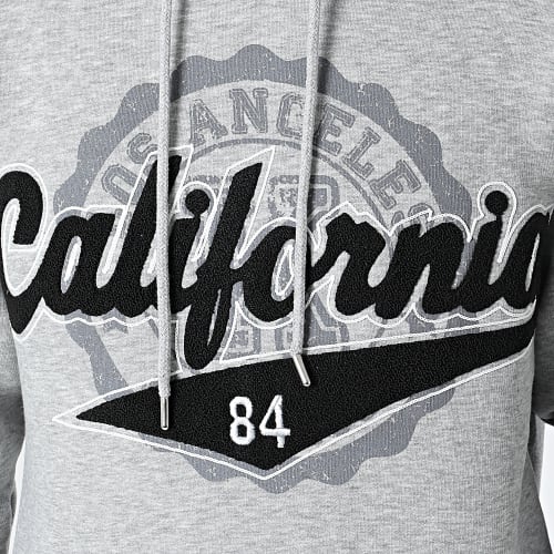 Sweat Capuche Jack Gris Chiné