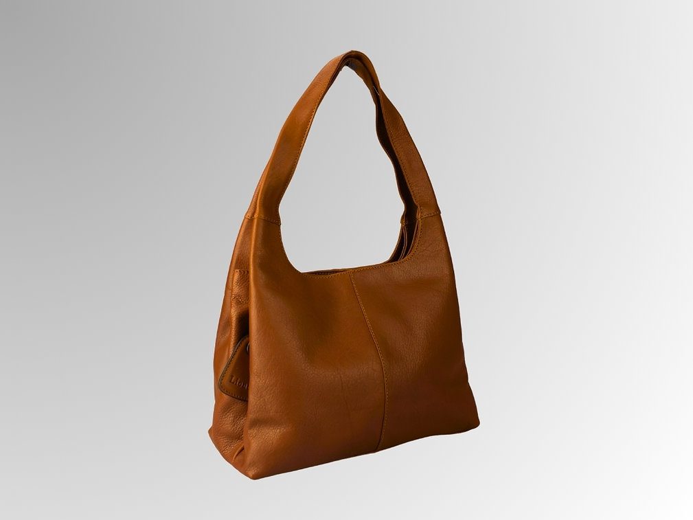 Lioné Manon Hand/ Schoudertas Cognac