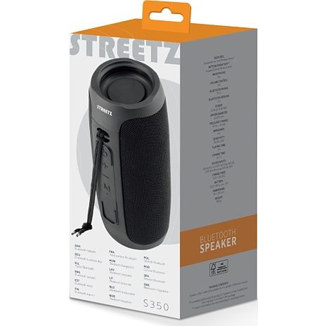 Streezt S350 bluetooth højttaler - sort