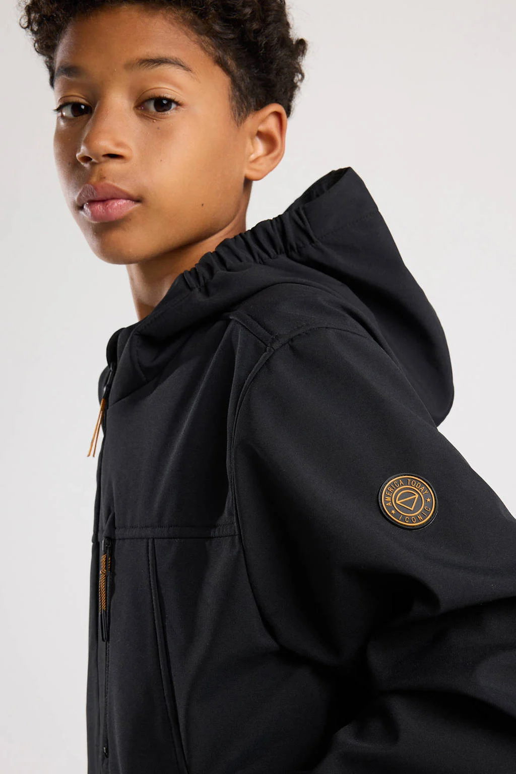 America Today softshell jas herfst zwart