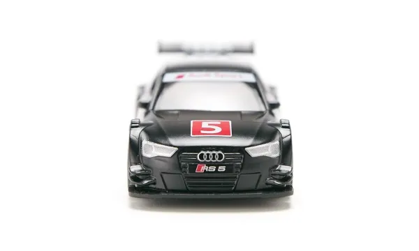 Siku SIKU 1580, Audi RS 5 racing car, metal/plastic, multicolored, large rear wing, toy car for children